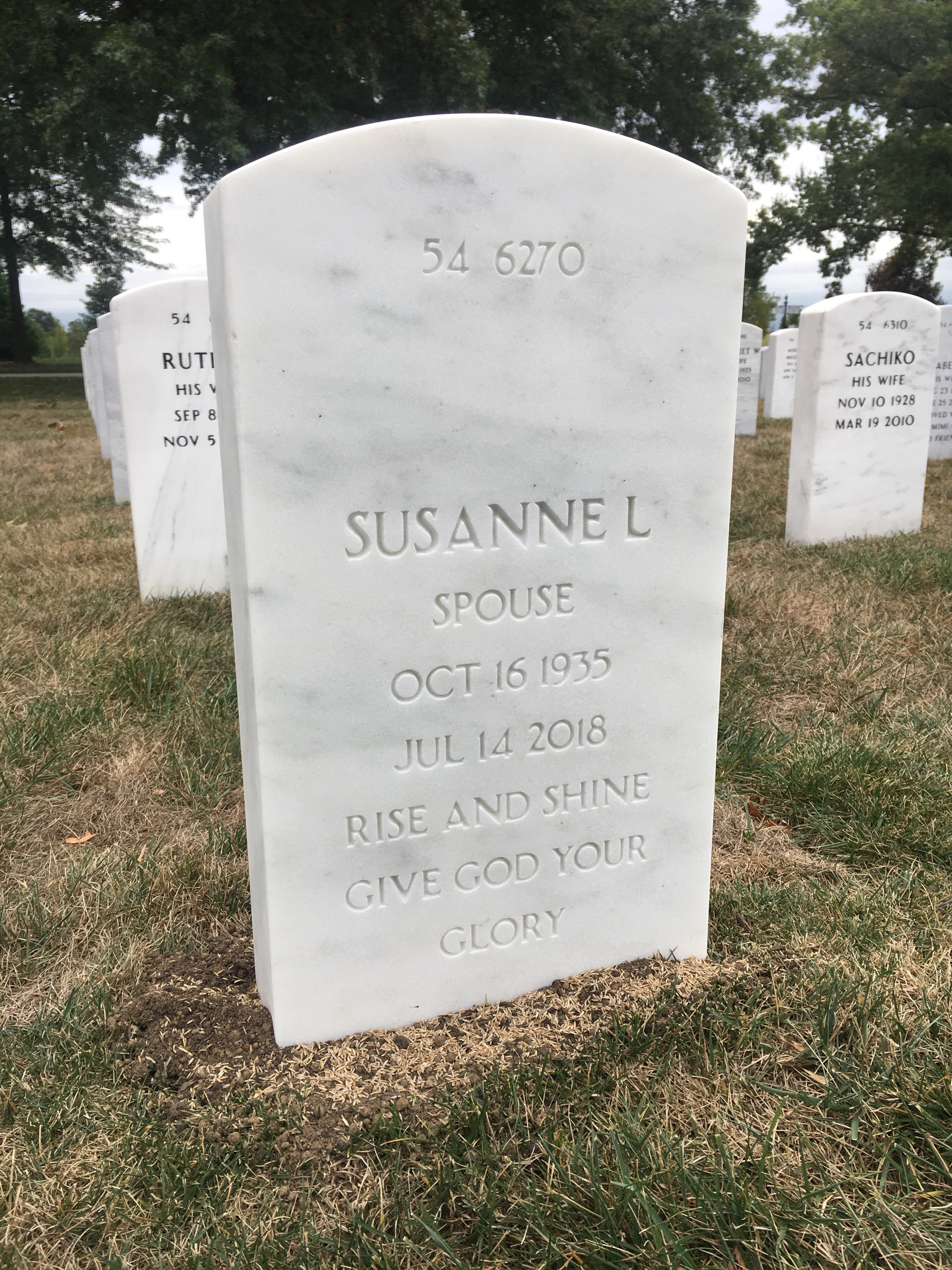 Back of headstone — William Frank Maxey