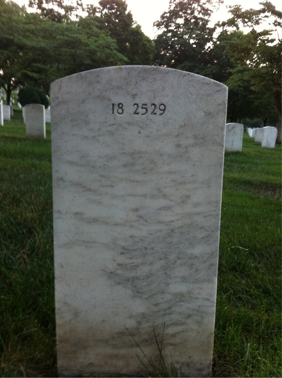 Back of headstone — David Mcintyre