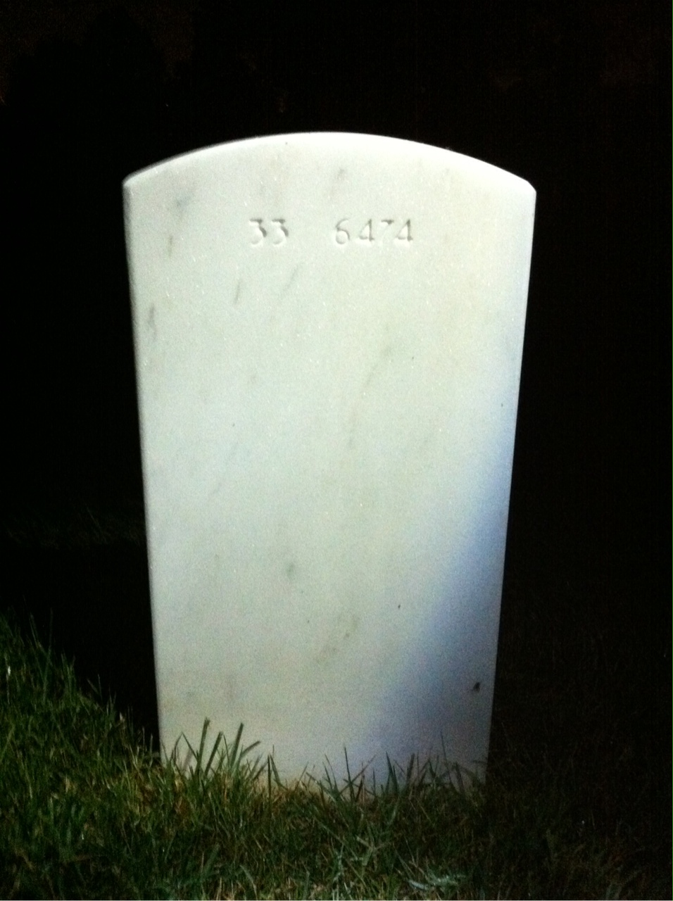 Back of headstone — Chastain Stone