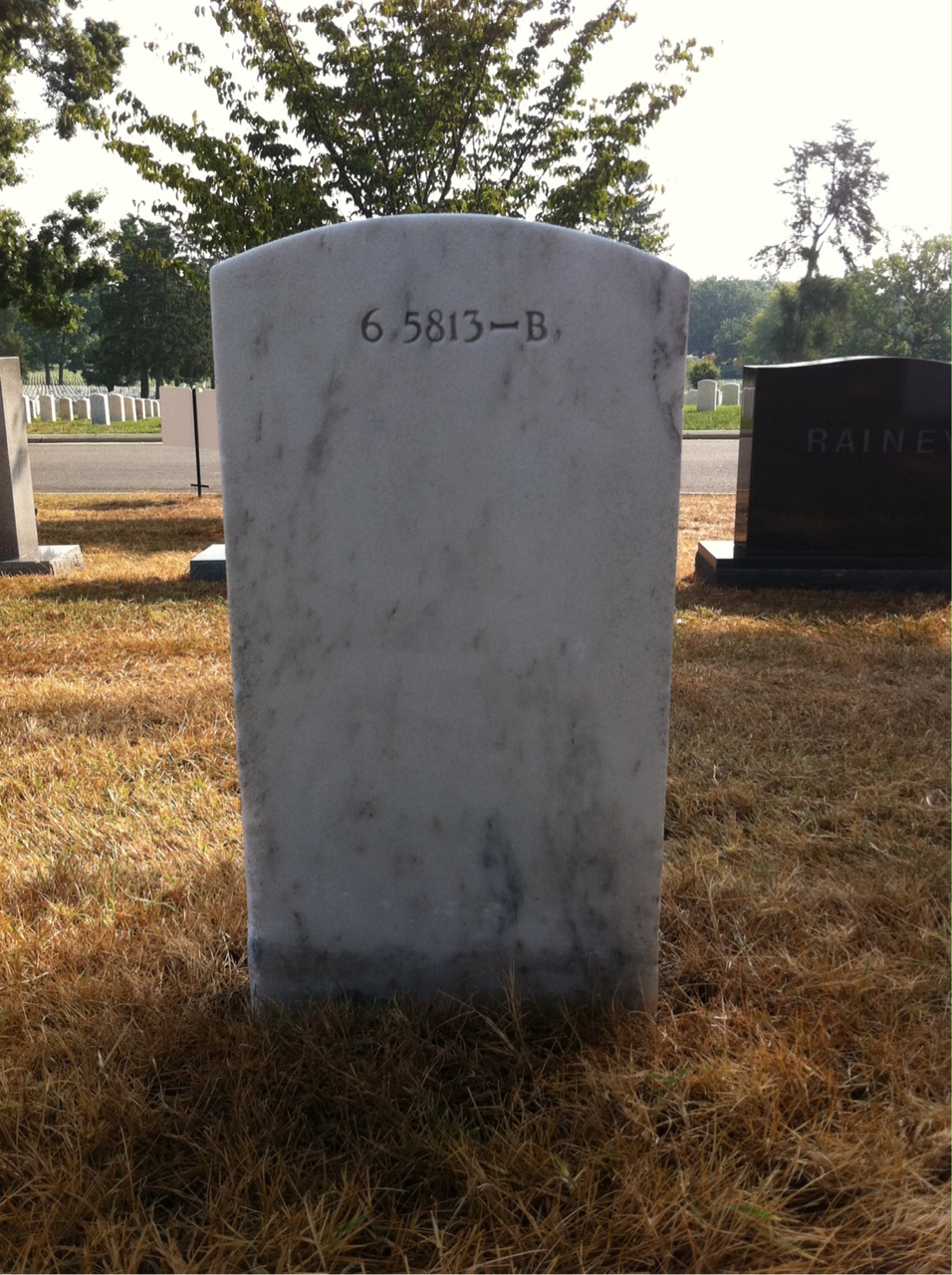 Back of headstone — Francis Miduski
