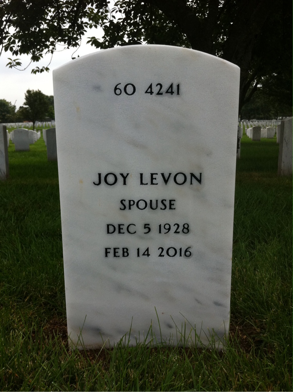 Back of headstone — Thomas Middleton