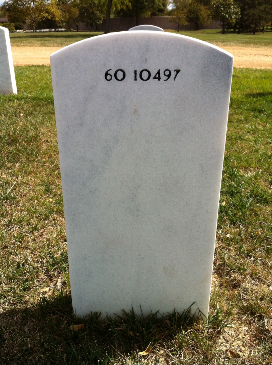 Back of headstone — Jackson Munsey