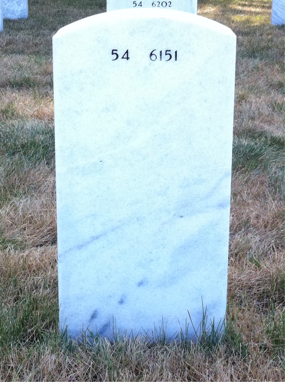 Back of headstone — Lawrence Stippich