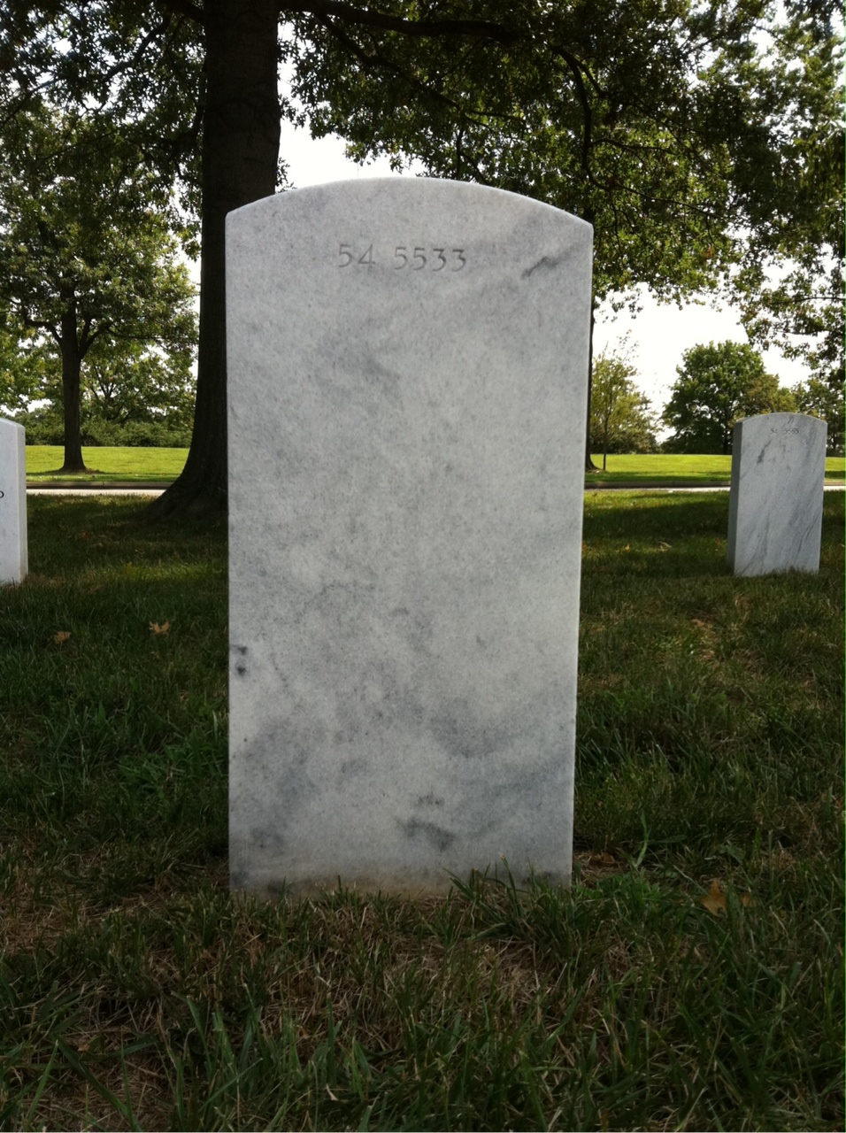 Back of headstone — Yewell B Foster