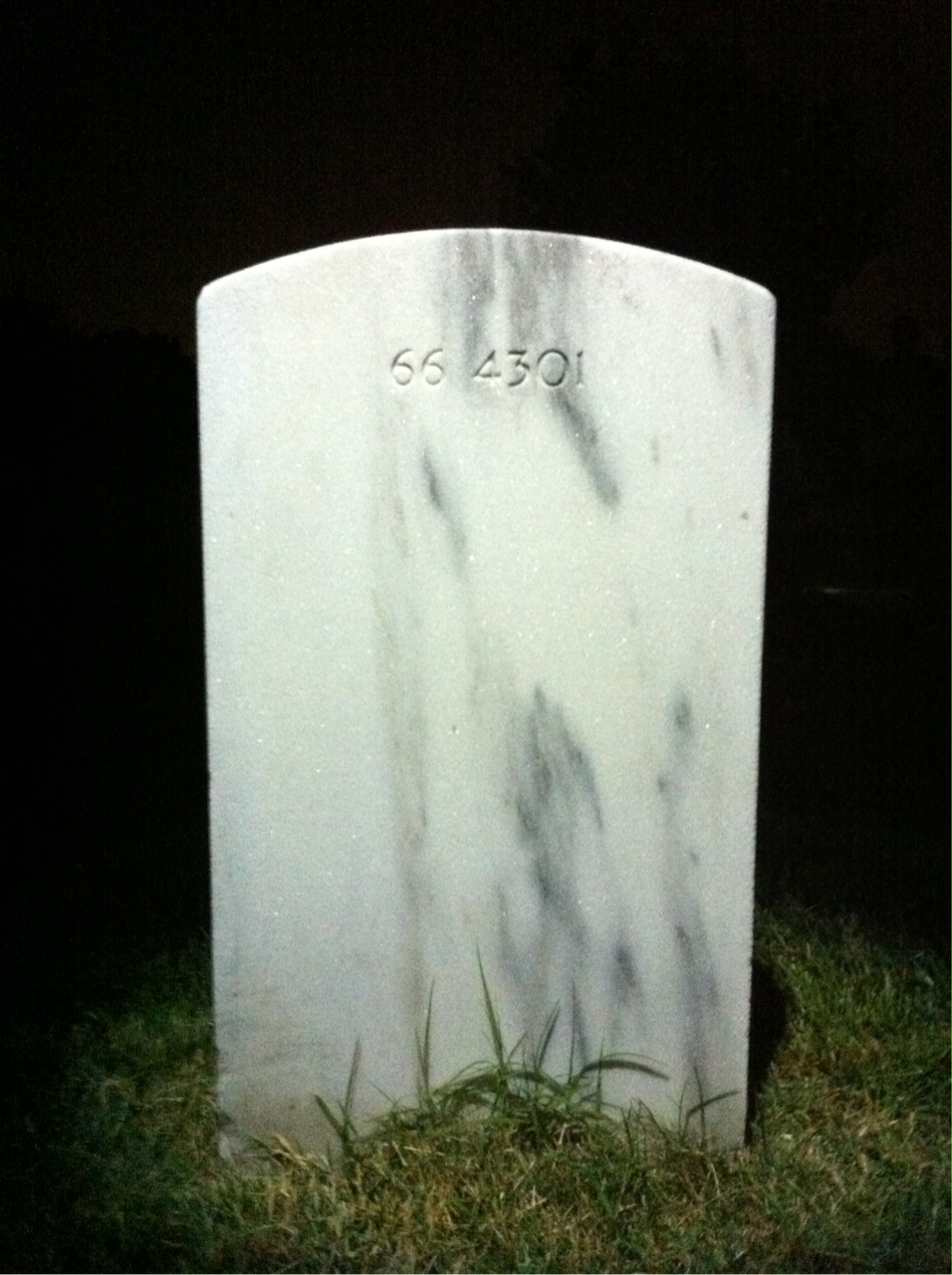 Back of headstone — Anthony Angellotti
