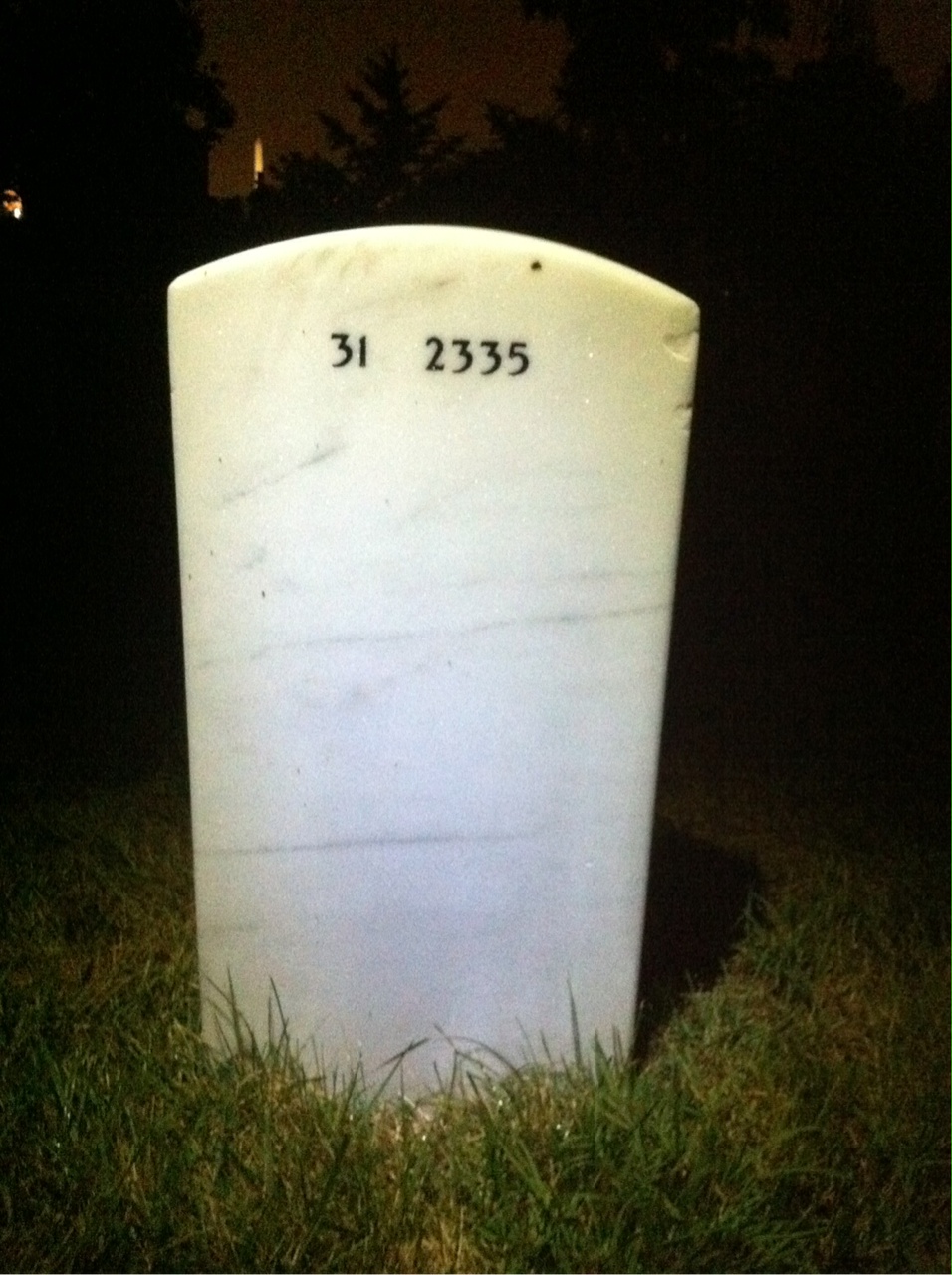 Back of headstone — Aldo Lafemina