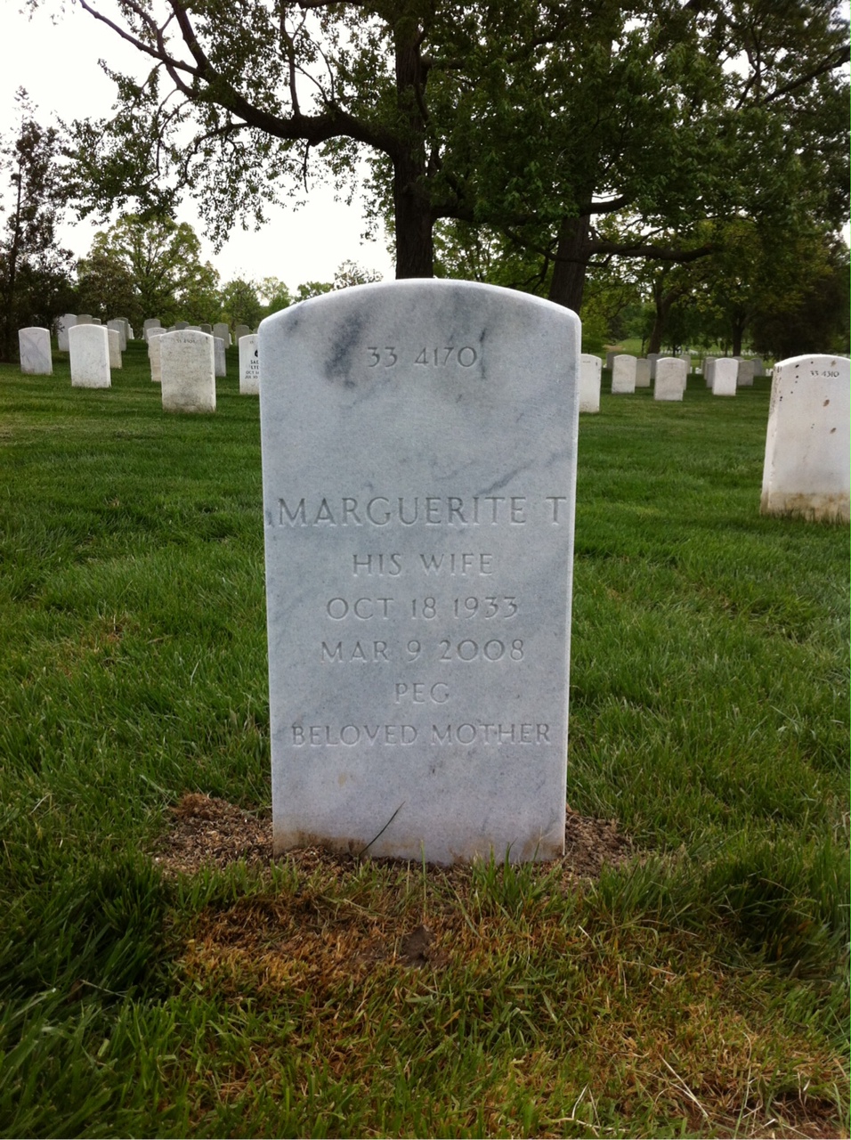 Back of headstone — James Mccarthy