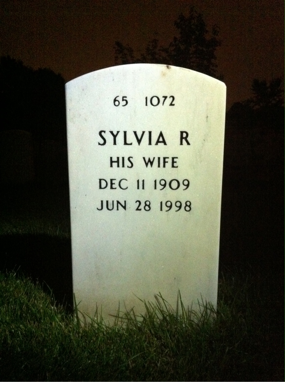 Back of headstone — Harry Schwartz