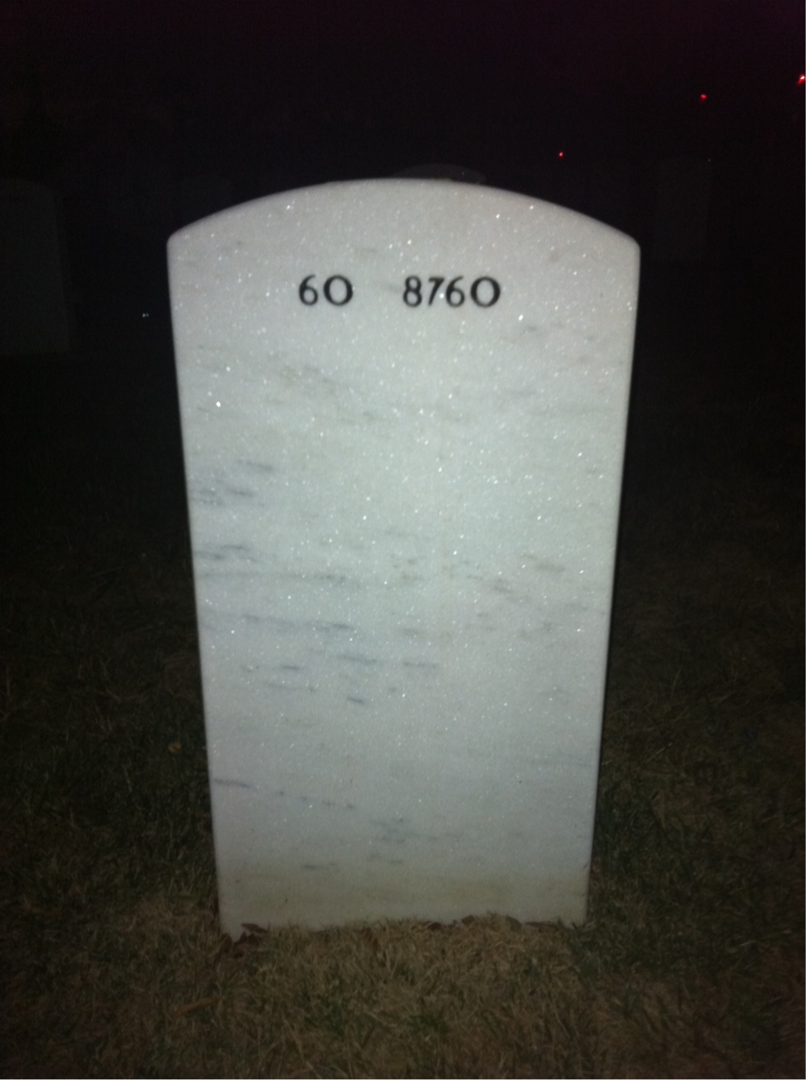 Back of headstone — Jessica Sarandrea