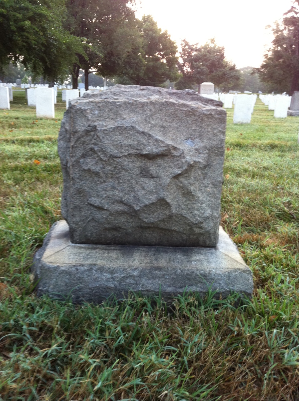 Back of headstone — William Murrell
