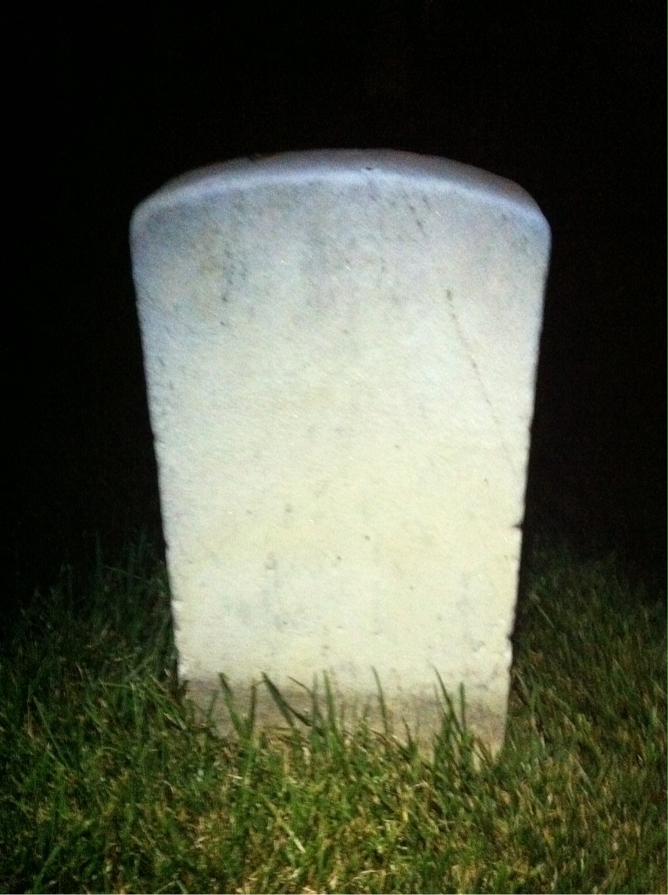 Back of headstone — George Breidenbucher