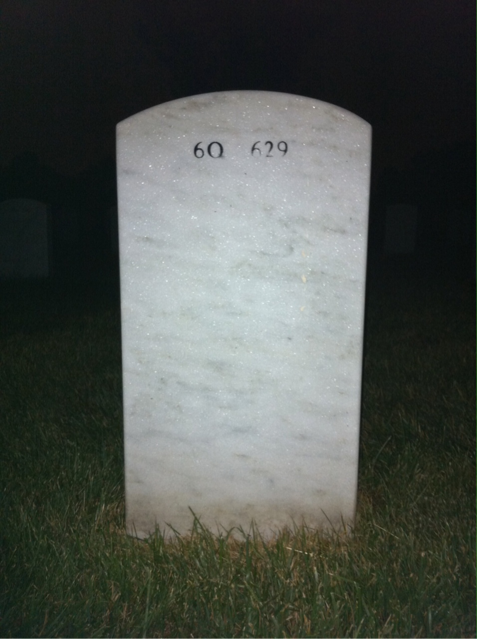 Back of headstone — Emory Stancliff