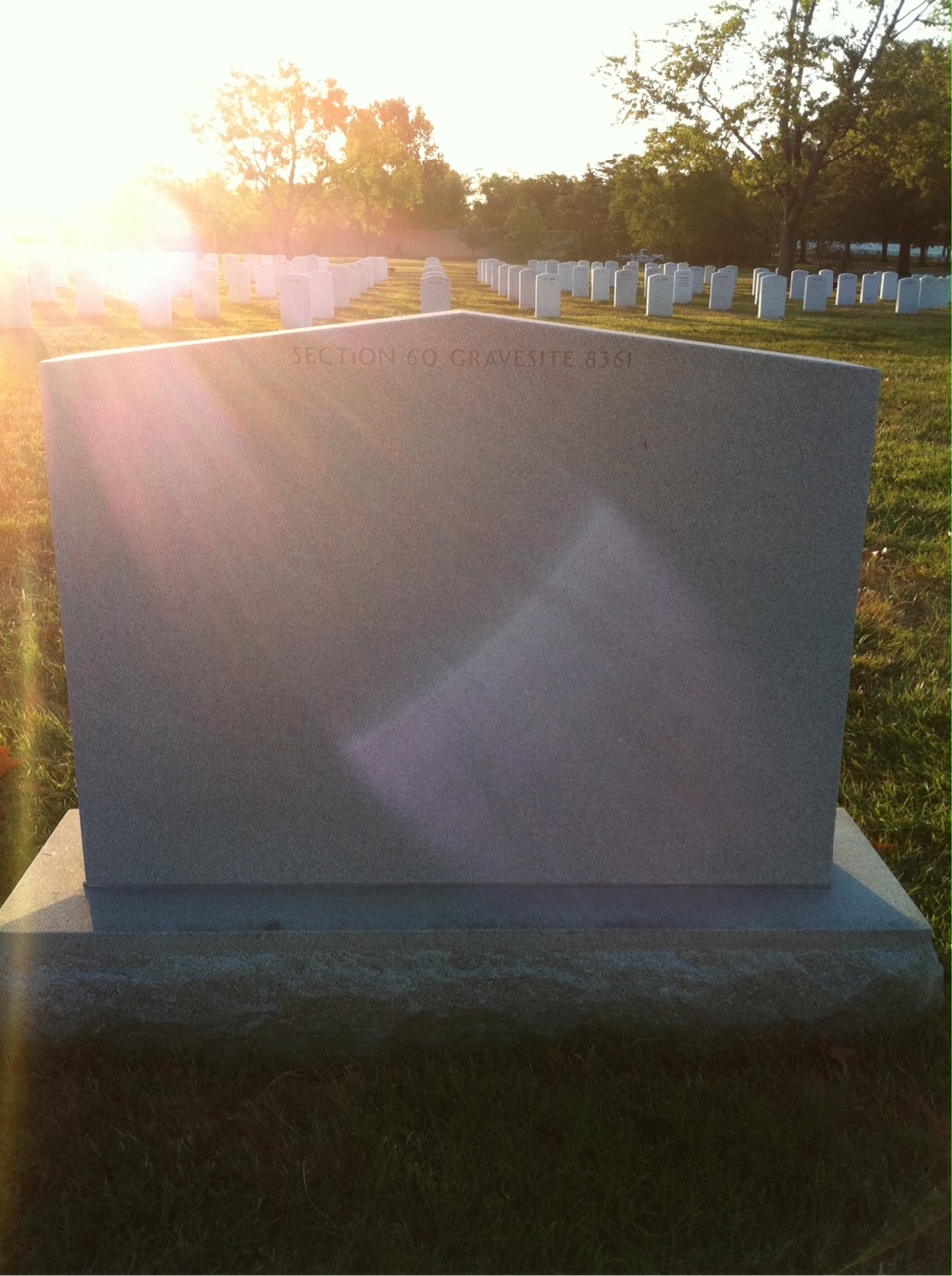 Back of headstone — John Dugan