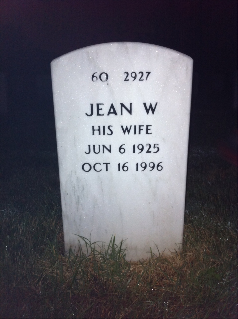 Back of headstone — Mark Byouk