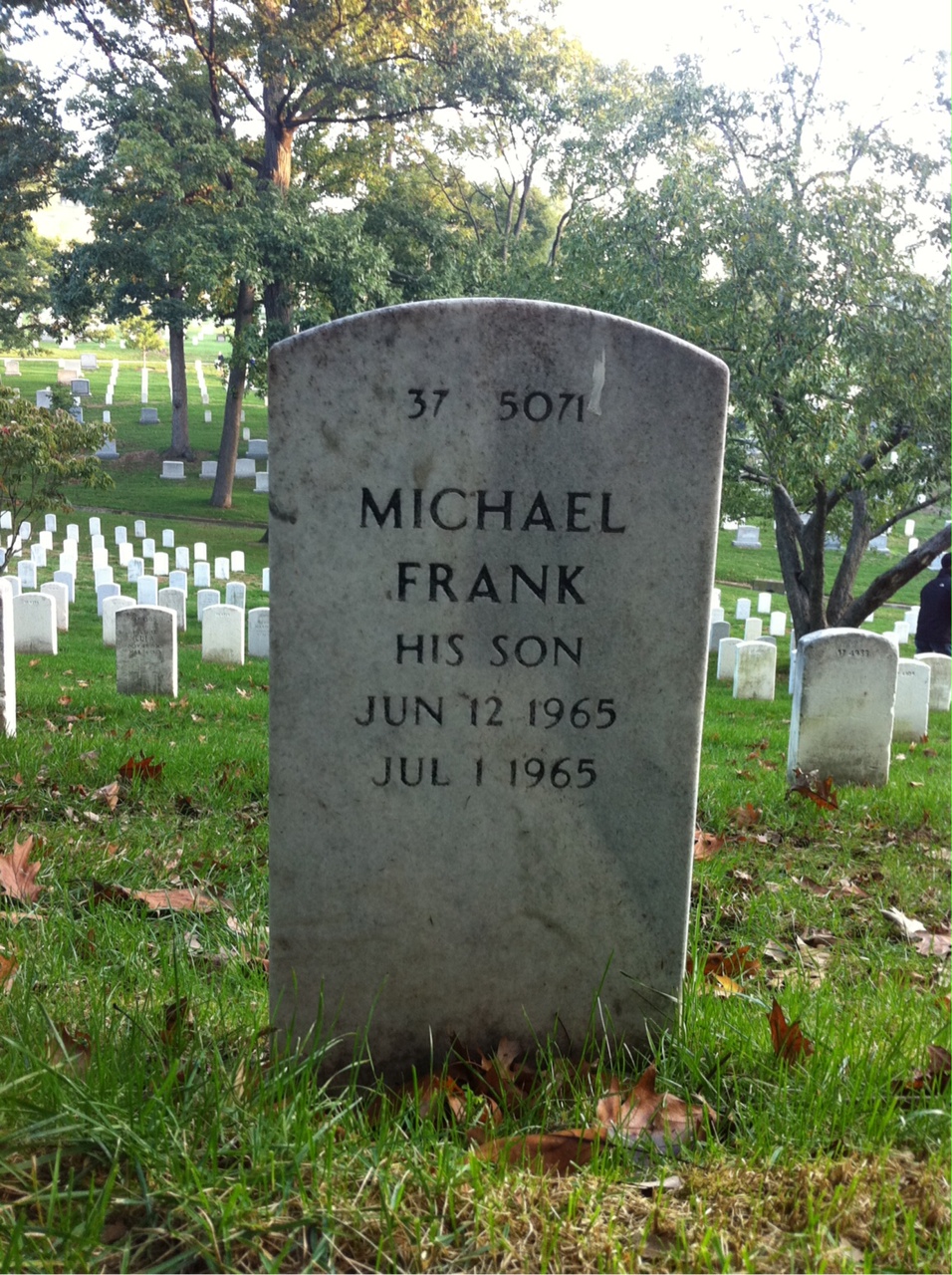 Back of headstone — Robert Kelly