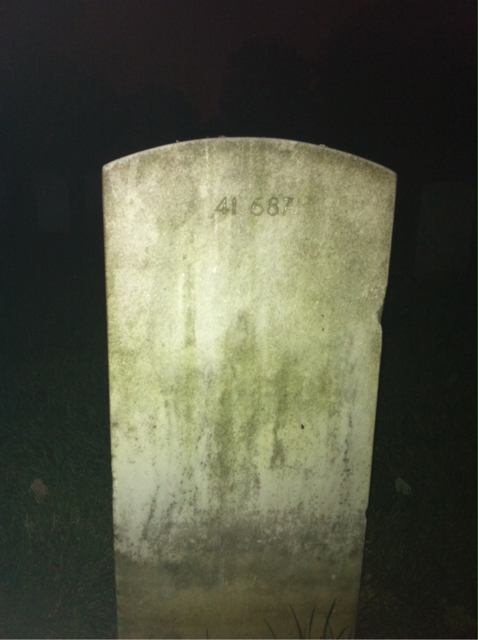 Back of headstone — Robert Bier