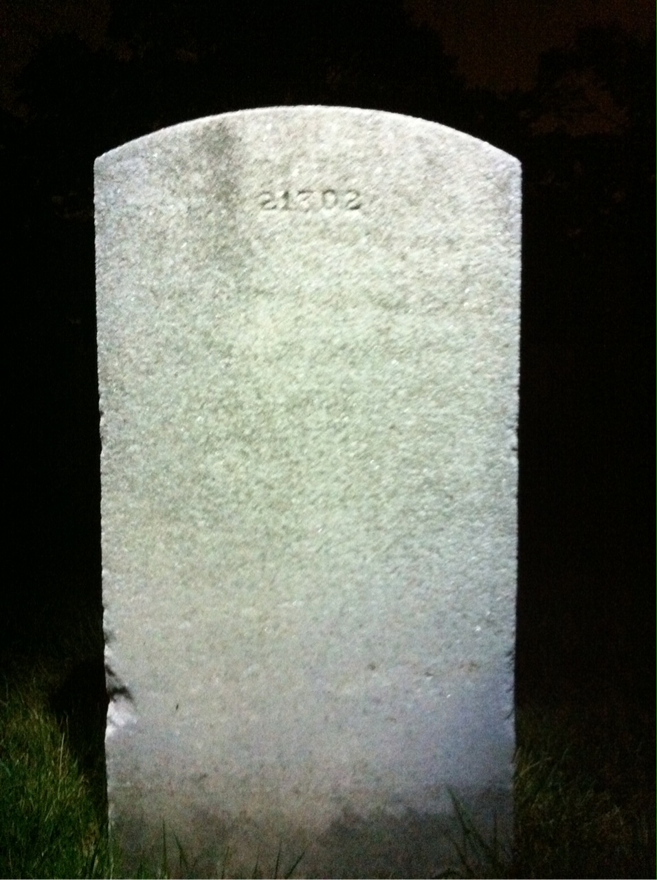 Back of headstone — Joseph Murphy