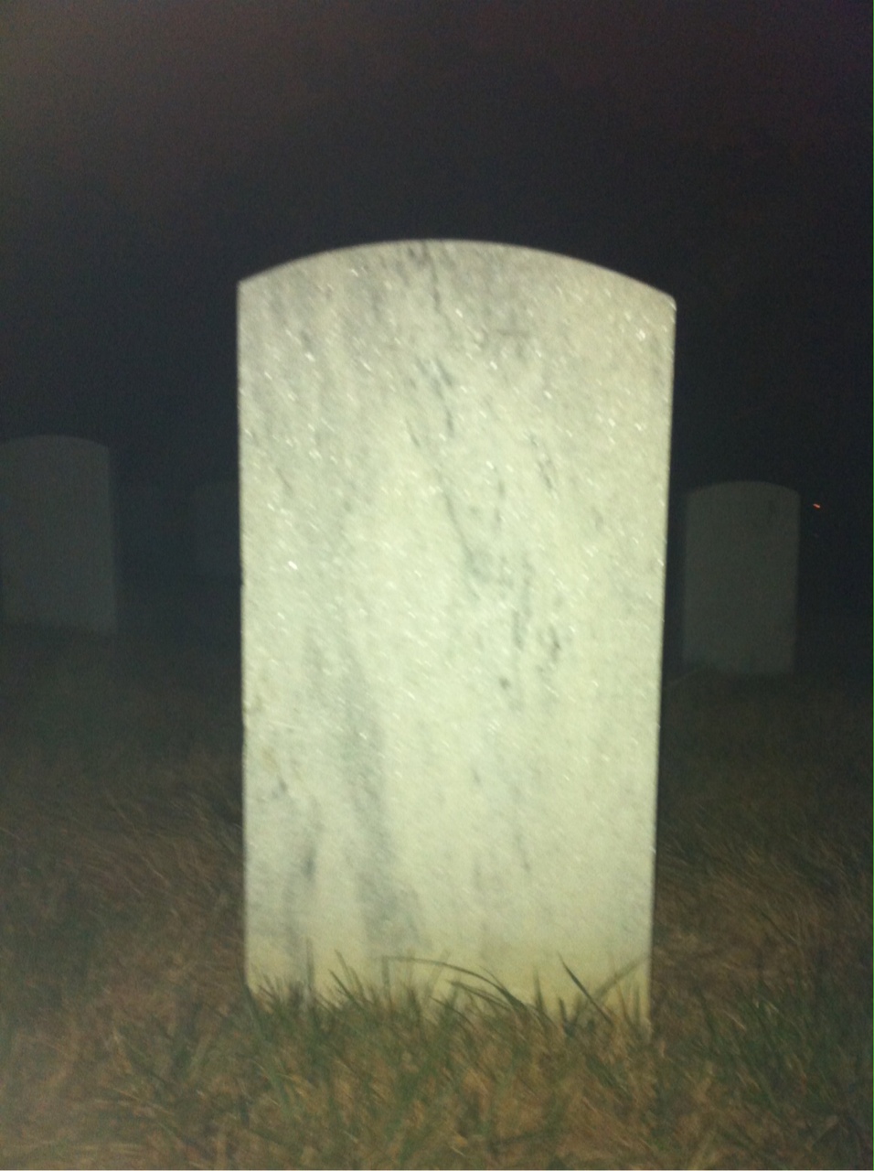 Back of headstone — Jacob Aston