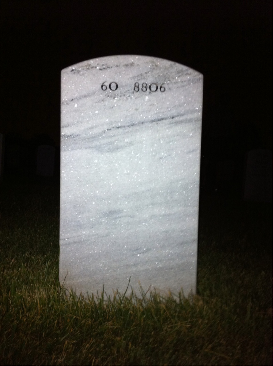 Back of headstone — James Sturgeon