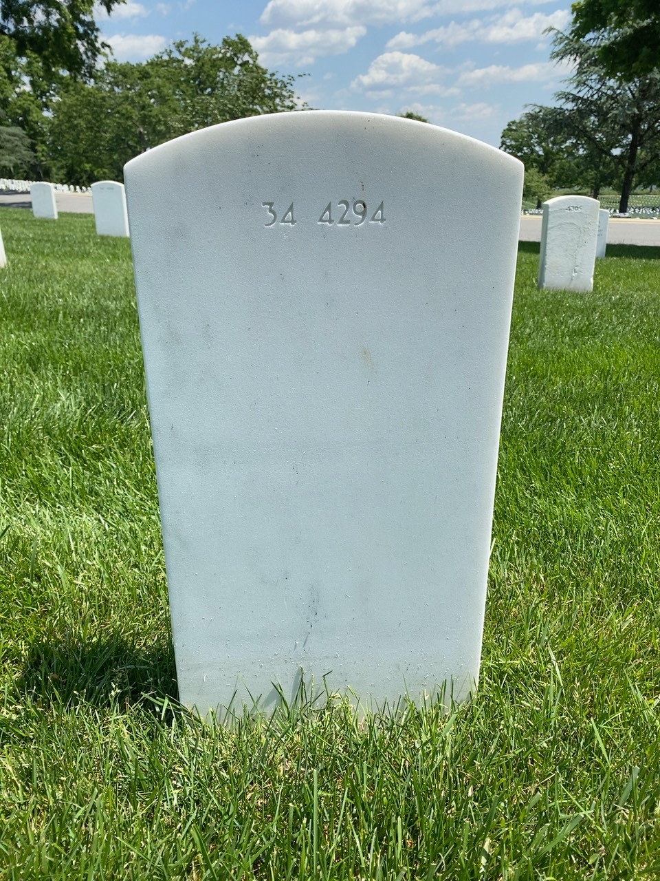 Back of headstone — Alexander Berezovsky