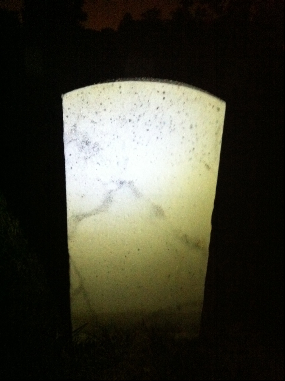 Back of headstone — John Murphy