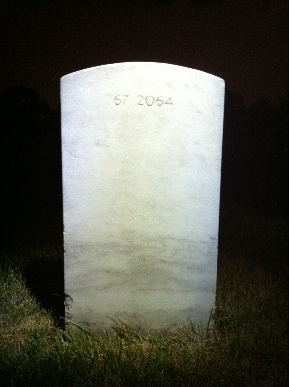 Back of headstone — Maurice Ardoin