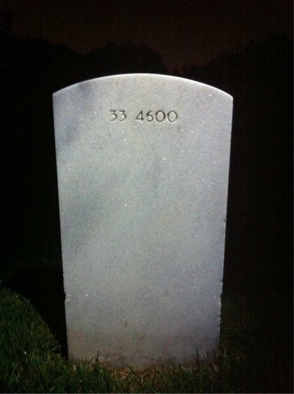 Back of headstone — Elsie Mckay