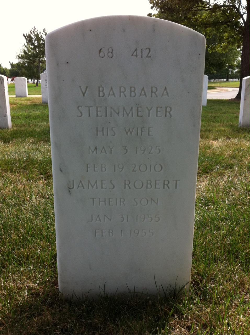 Back of headstone — William Guthrie