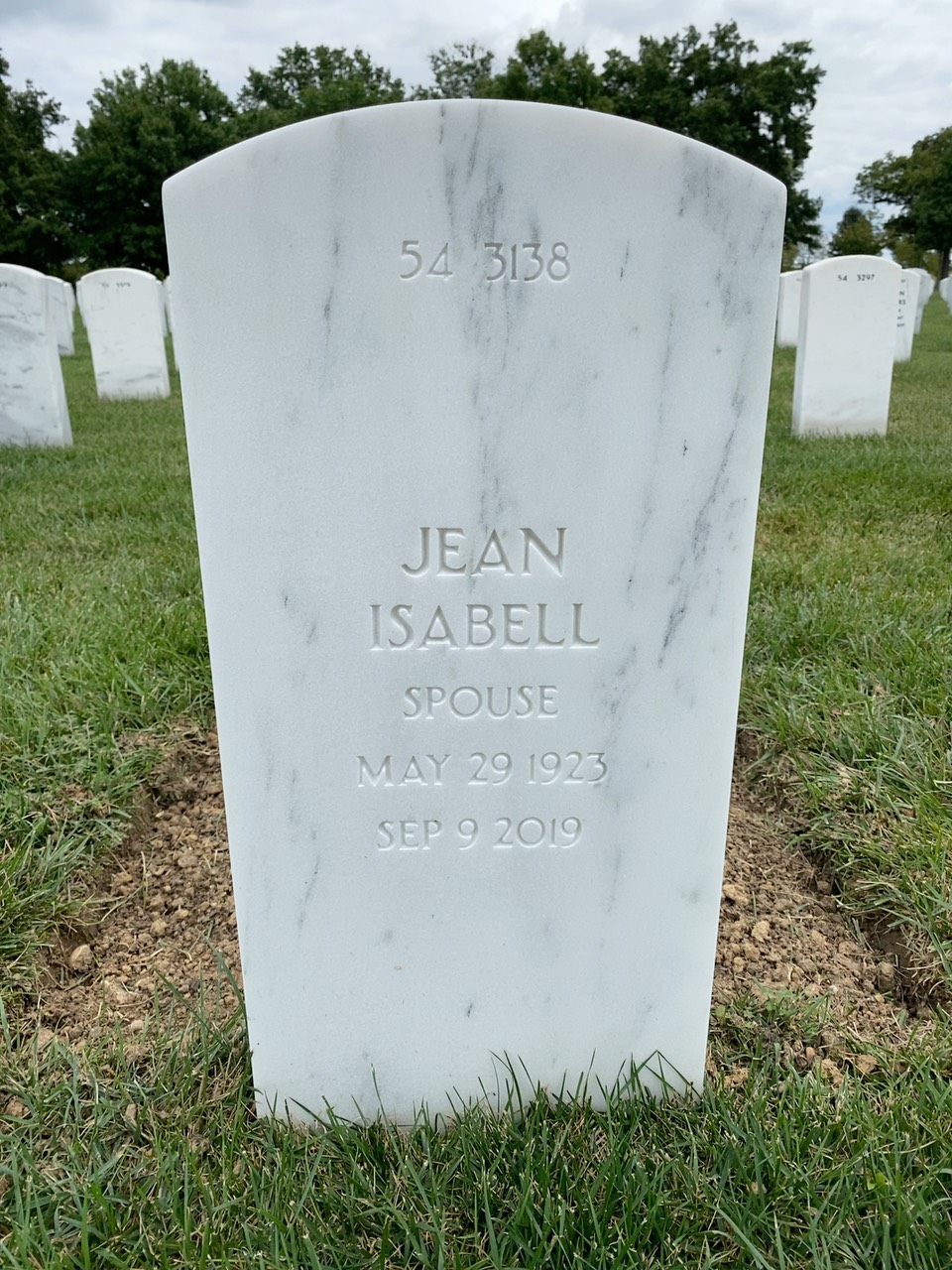 Back of headstone — Paul Motiska