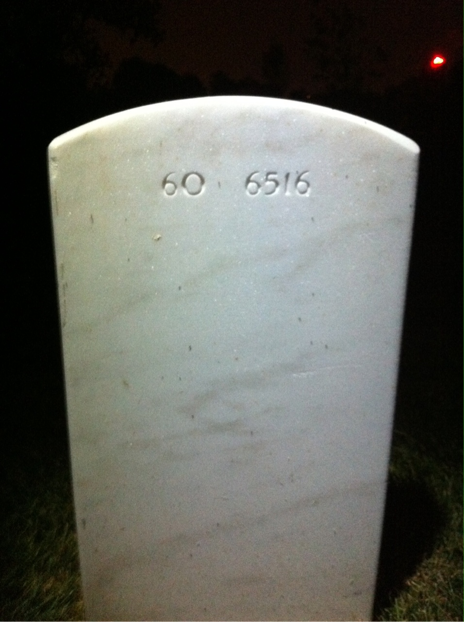 Back of headstone — Bruce Steinmann