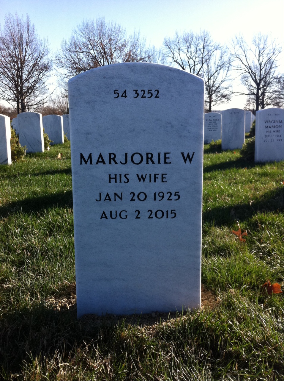 Back of headstone — James Macmaster