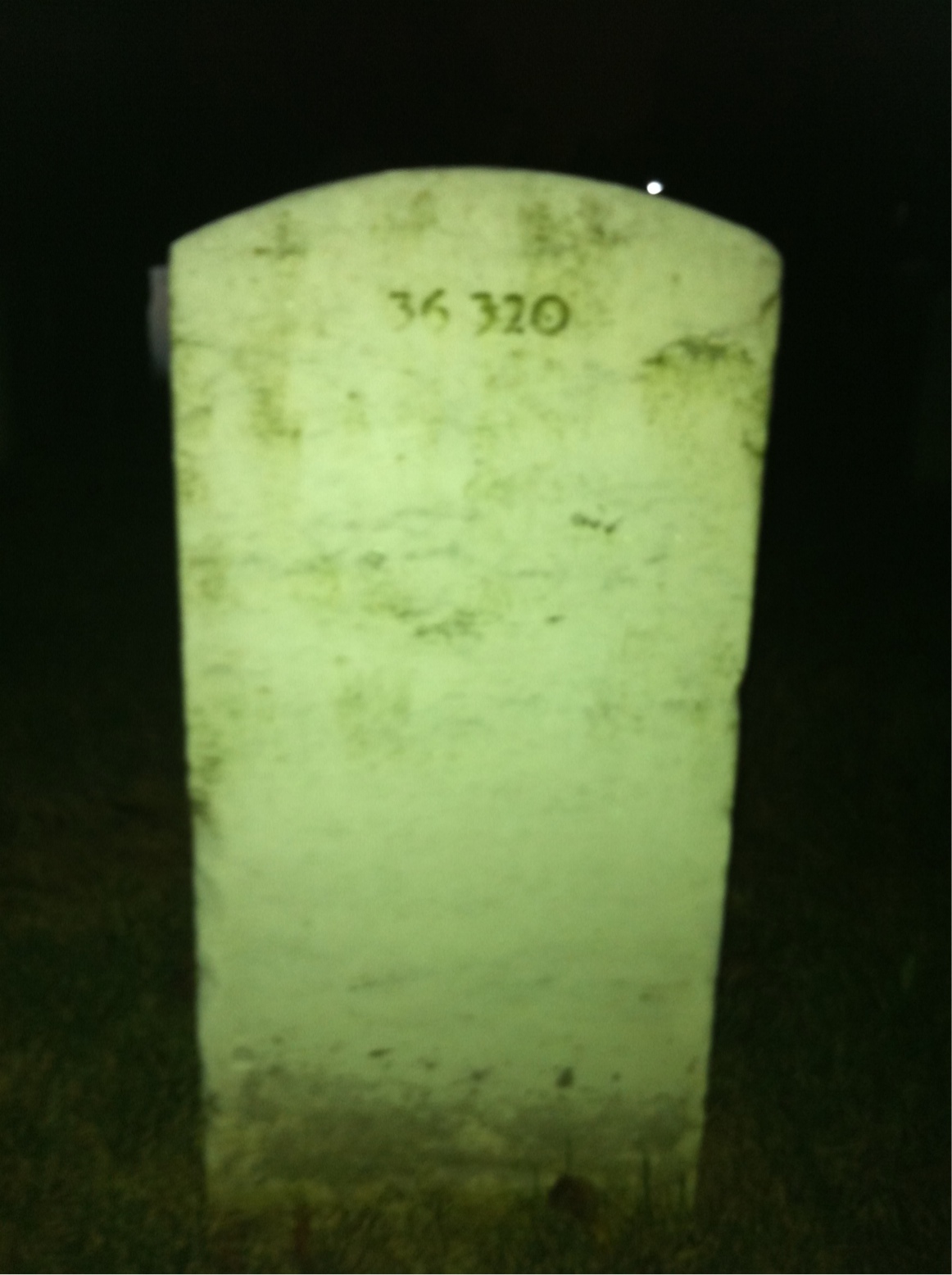Back of headstone — Elsie Balderson