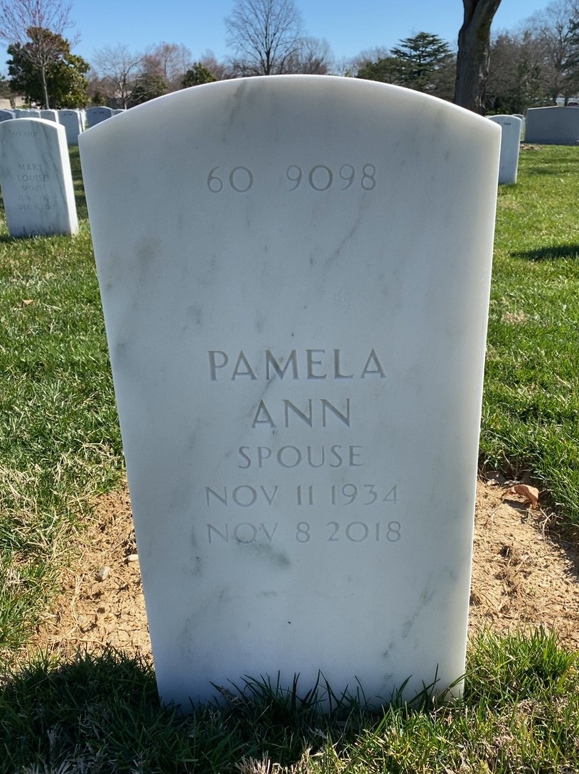 Back of headstone — Dannie Green