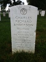 Charles Anderson — Headstone Front