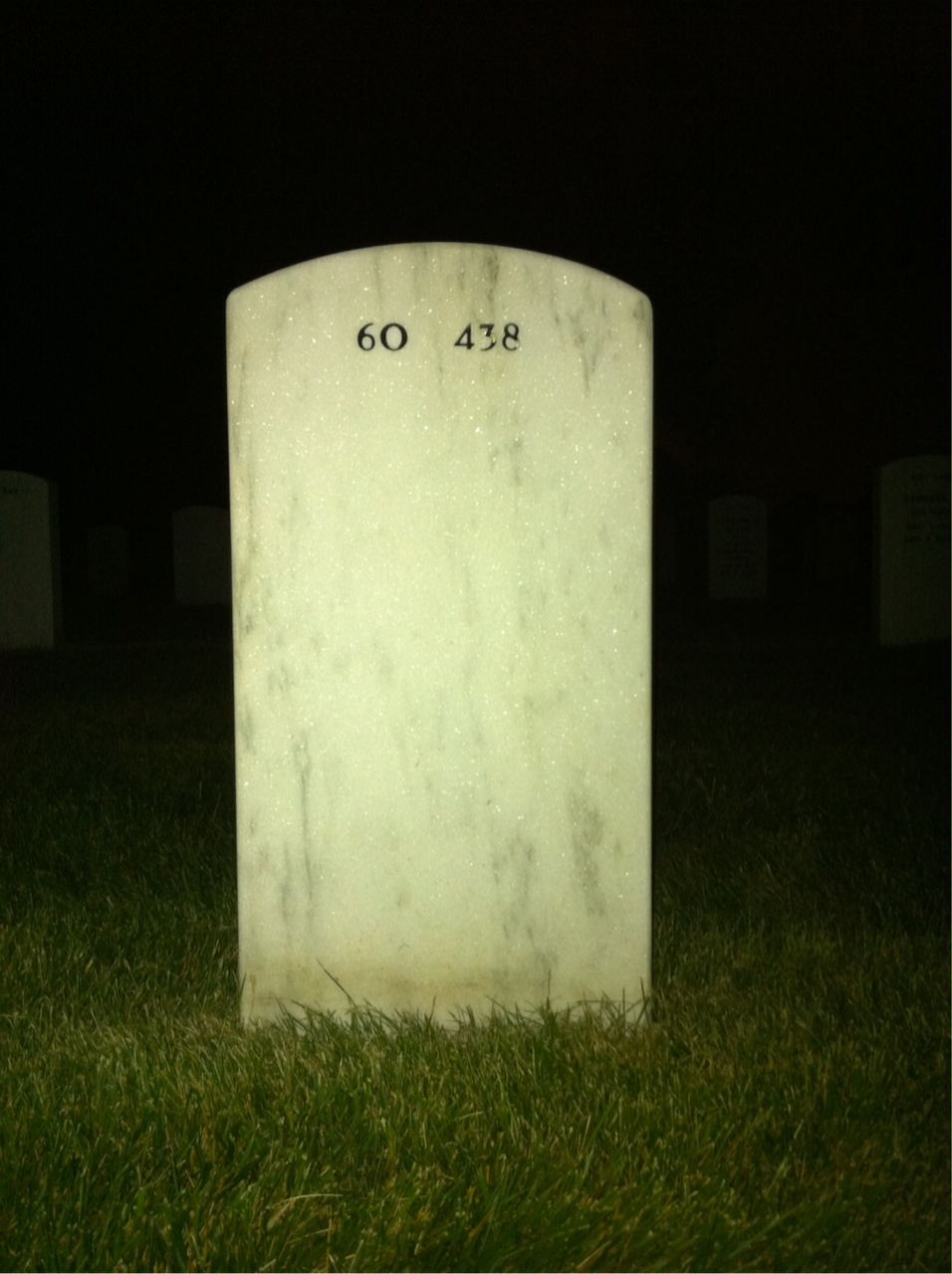 Back of headstone — Glen Skirvin