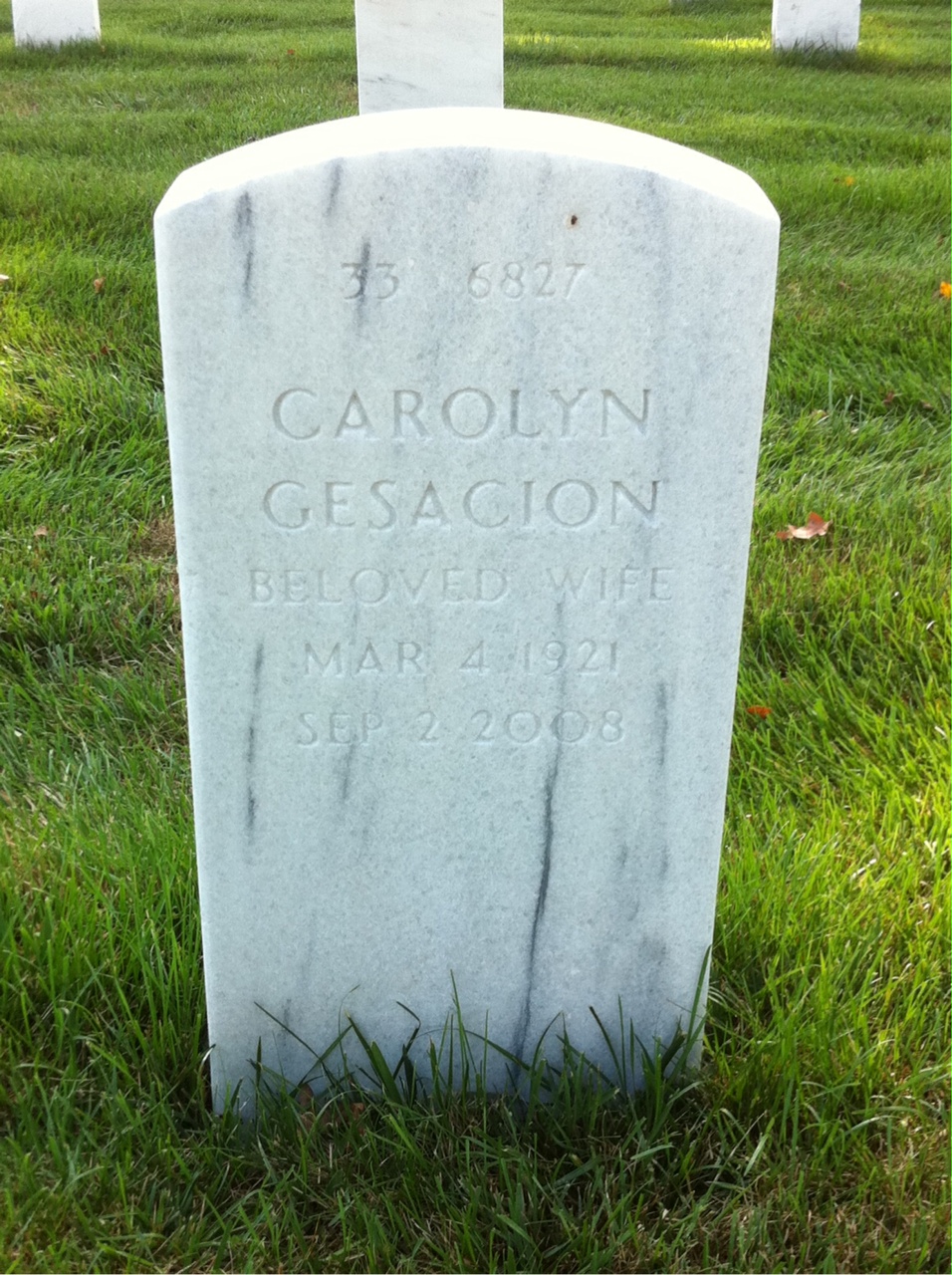 Back of headstone — Stephen Celec