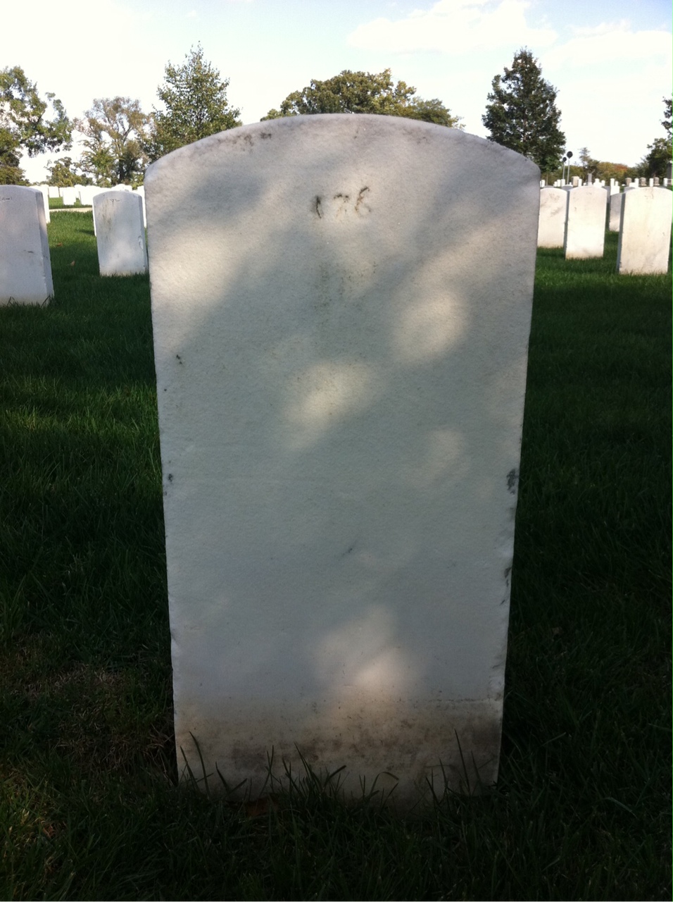 Back of headstone — Michael Murphy