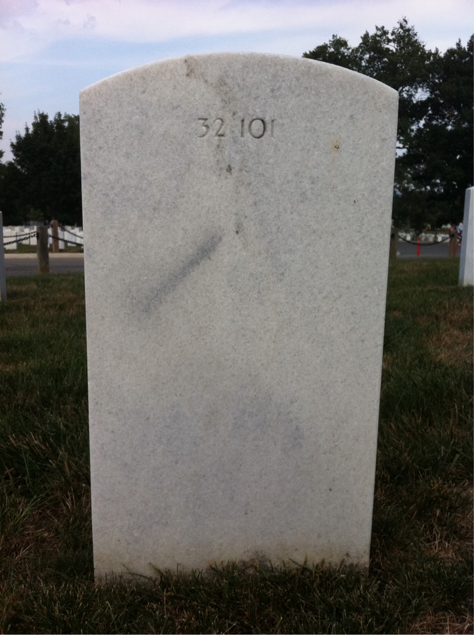 Back of headstone — Maria Amaducci