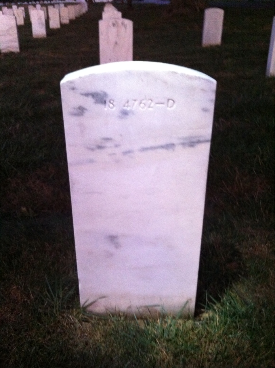 Back of headstone — Bolestow Aleksandrowricz