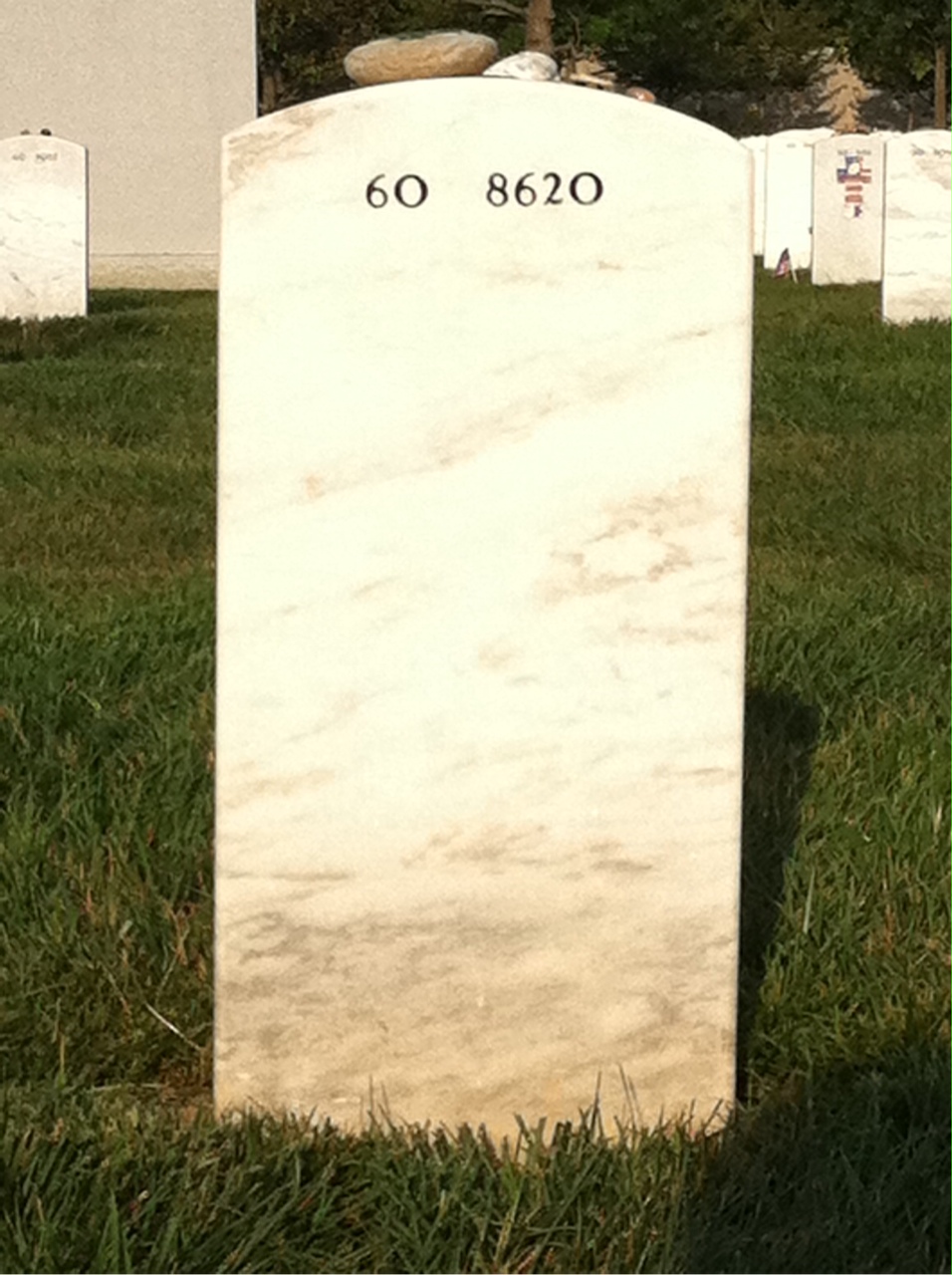 Back of headstone — William Callahan