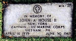 Headstone of John Alexander House II