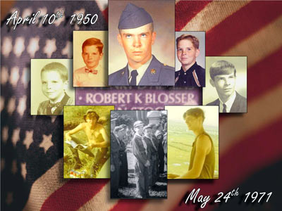 Headstone of Robert Keith Blosser