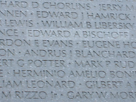 Headstone of Edward Allen Bischoff