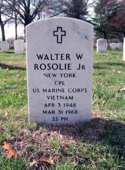 Headstone of Walter William Rosolie