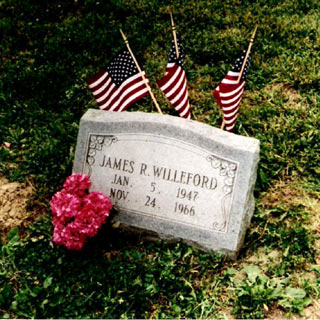 Headstone of James Robert Willeford