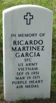 Headstone of Ricardo Martinez Garcia
