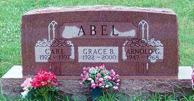 Headstone of Arnold Gordon Abel