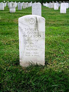 Headstone of Samuel Gizzi Orlando