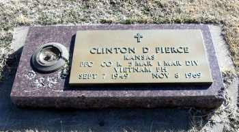 Headstone of Clinton Dwight Pierce