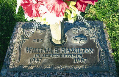 Headstone of William Eugene Hamilton